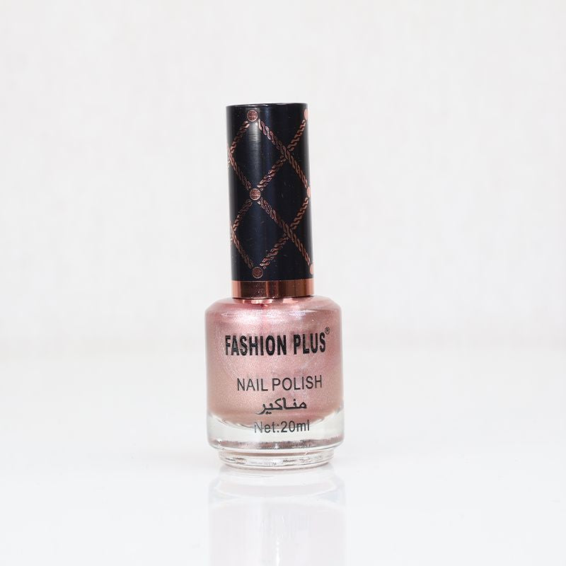 Fashion Plus Nail Polish - Glitter Rose Gold (02)