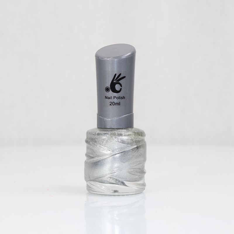 Make Beauty Nail Polish Gel Effect - Glitter Silver (035)