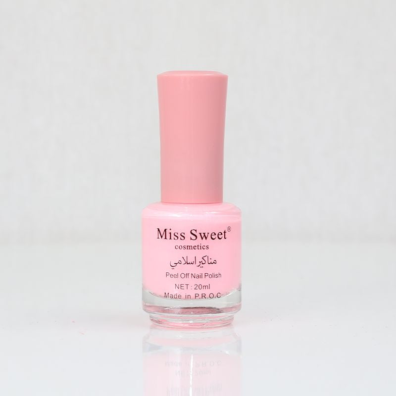 Miss Sweet Cosmetic Peel Off Nail Polish - Piggy Pink (42)