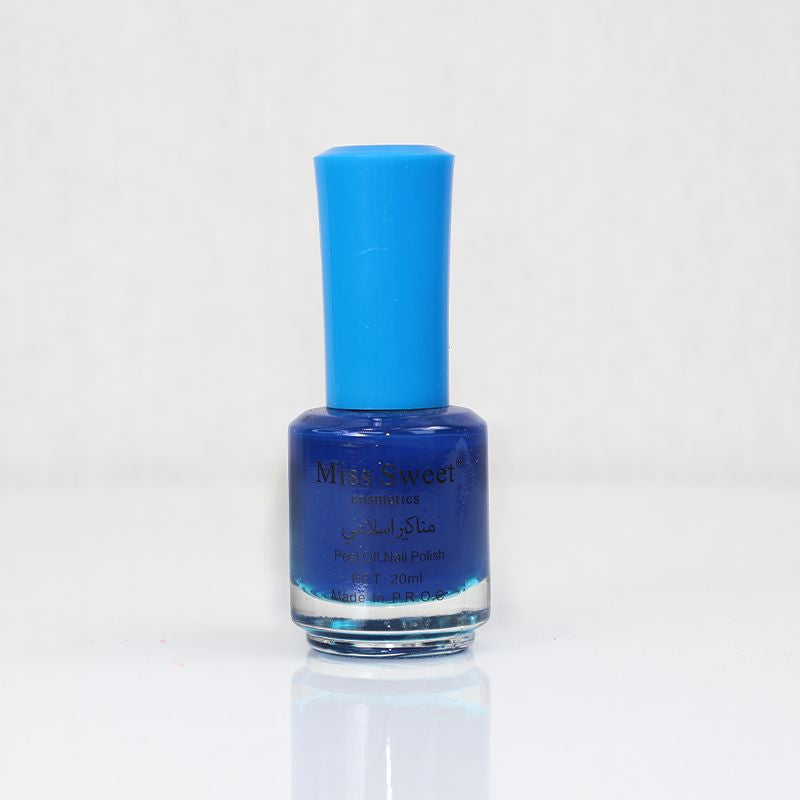 Miss Sweet Cosmetic Peel Off Nail Polish - Navy Blue (50)