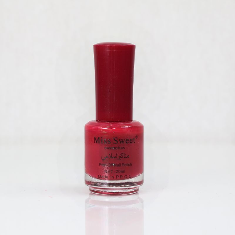 Miss Sweet Cosmetic Peel Off Nail Polish - Rouge Pink (53)