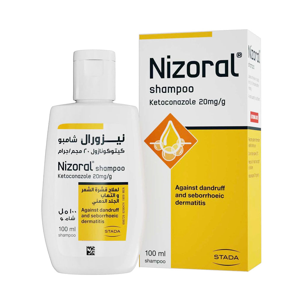 Nizoral Ketoconazole Anti-Dandruff Treatment Shampoo, 100 ml, Effective Dandruff Treatment, Works from the first wash, Clinically proven Ketoconazole Shampoo to relieve Itchy Scalp