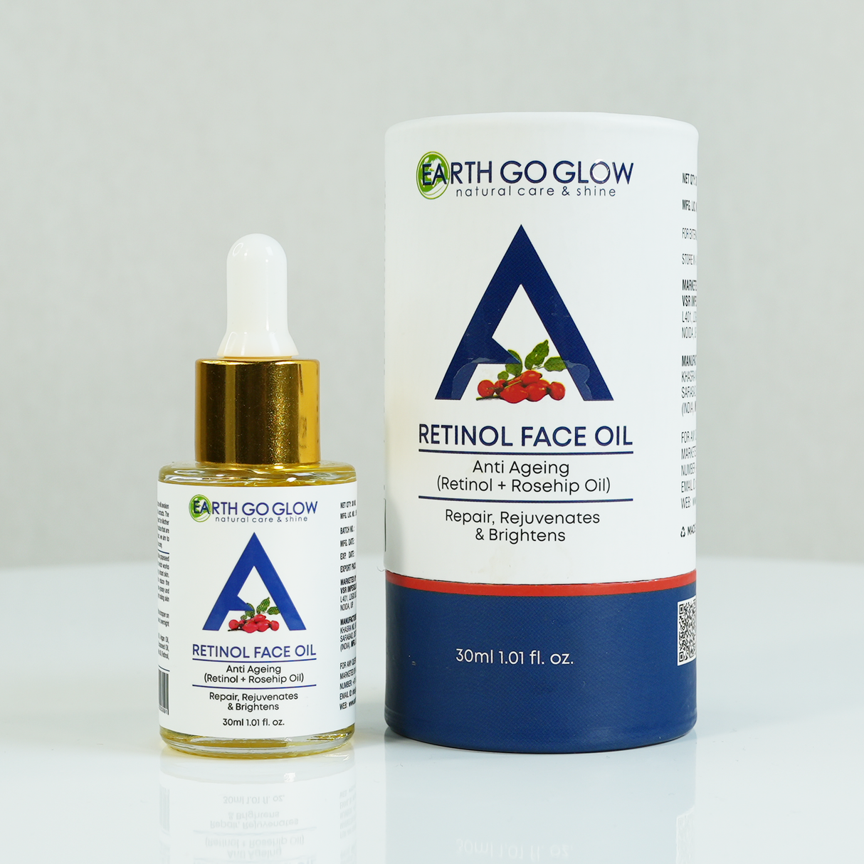 EARTH GO GLOW ANTI AGING RETINOL FACE OIL (30ml) - Shop N Save