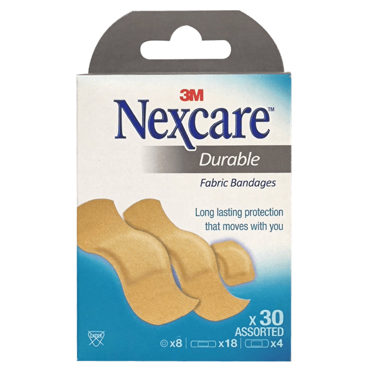 Nexcare™ Heavy Duty Flexible Fabric Bandages 665-30 One Size 30 ct