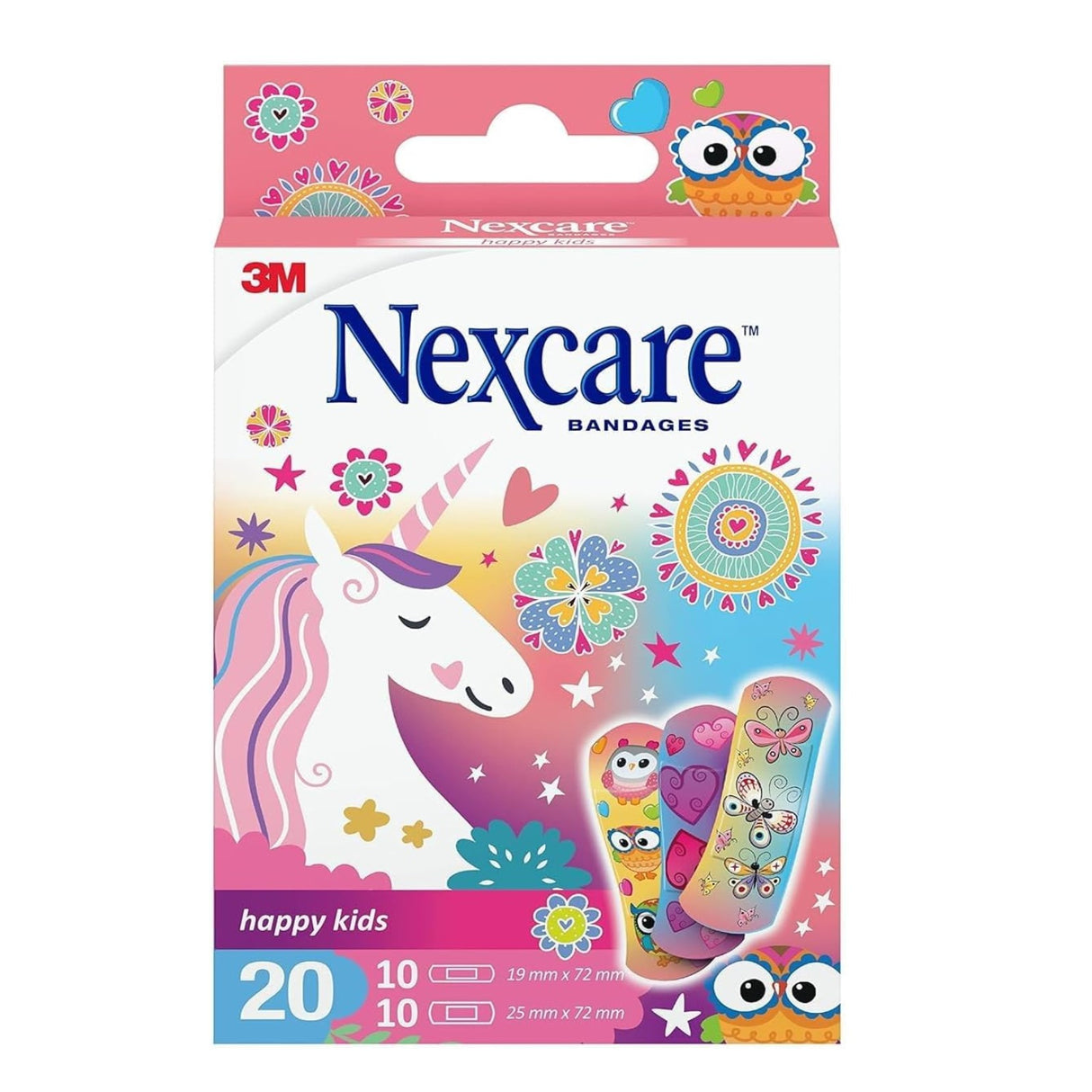 NEXCARE™ HAPPY KIDS PLASTERS MAGIC, ASSORTED, 20/PACK