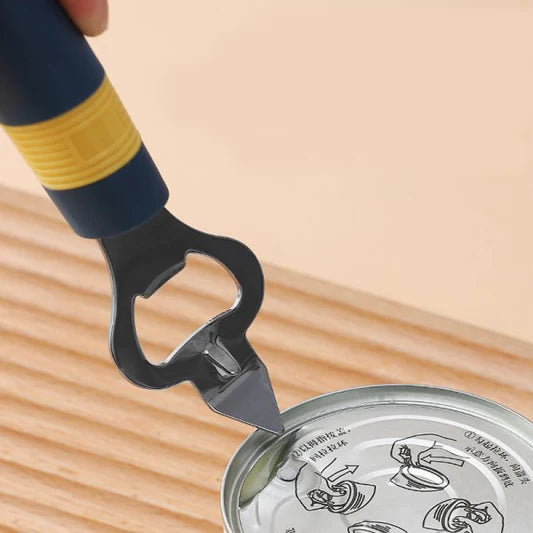 Heavy Duty Stainless Steel Easy Bottle Cap Opener - Gray - Shop N Save