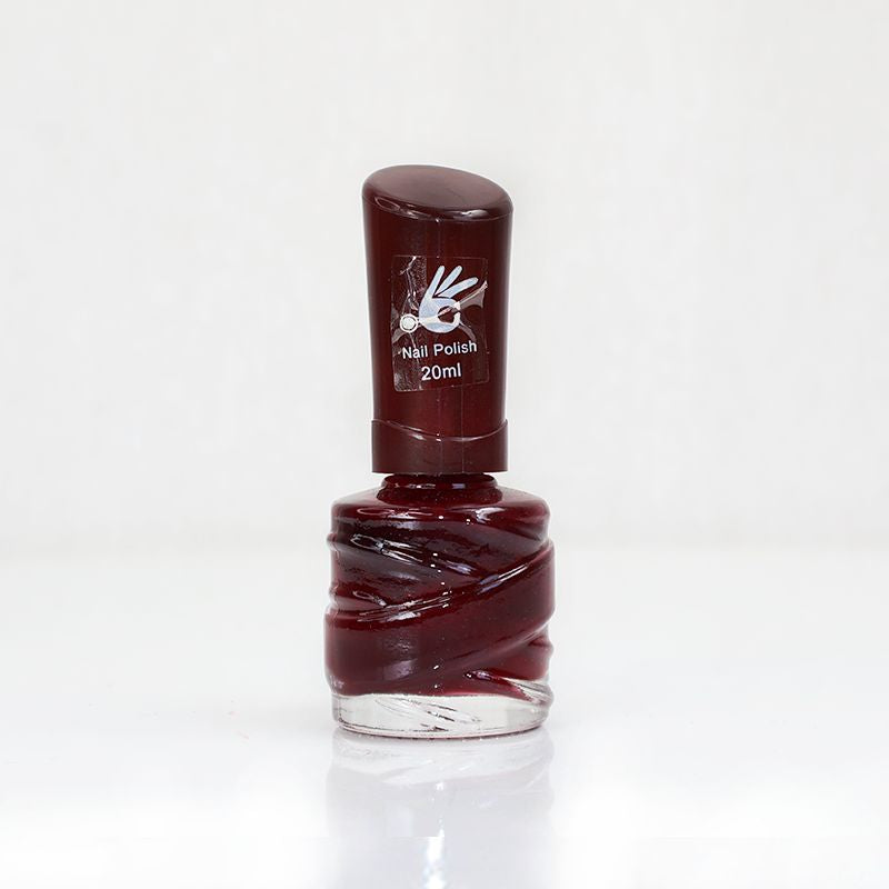 Make Beauty Nail Polish Gel Effect - Deep Maroon (102)