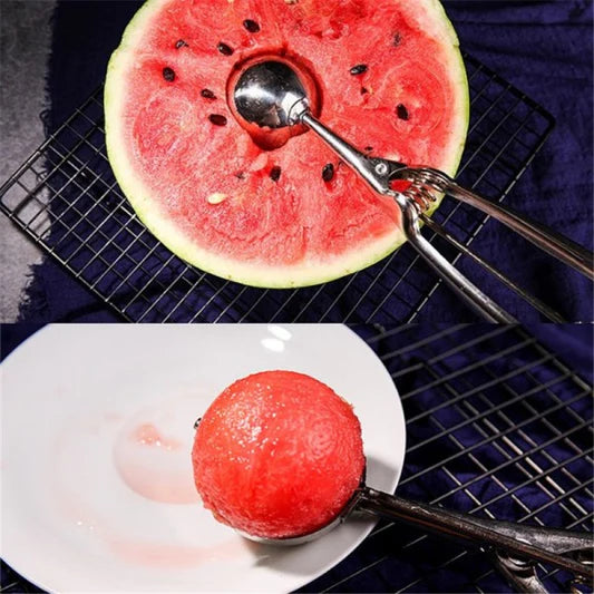 Stainless Steel Easy Release Trigger Ice Cream Scoop - Silver - Shop N Save