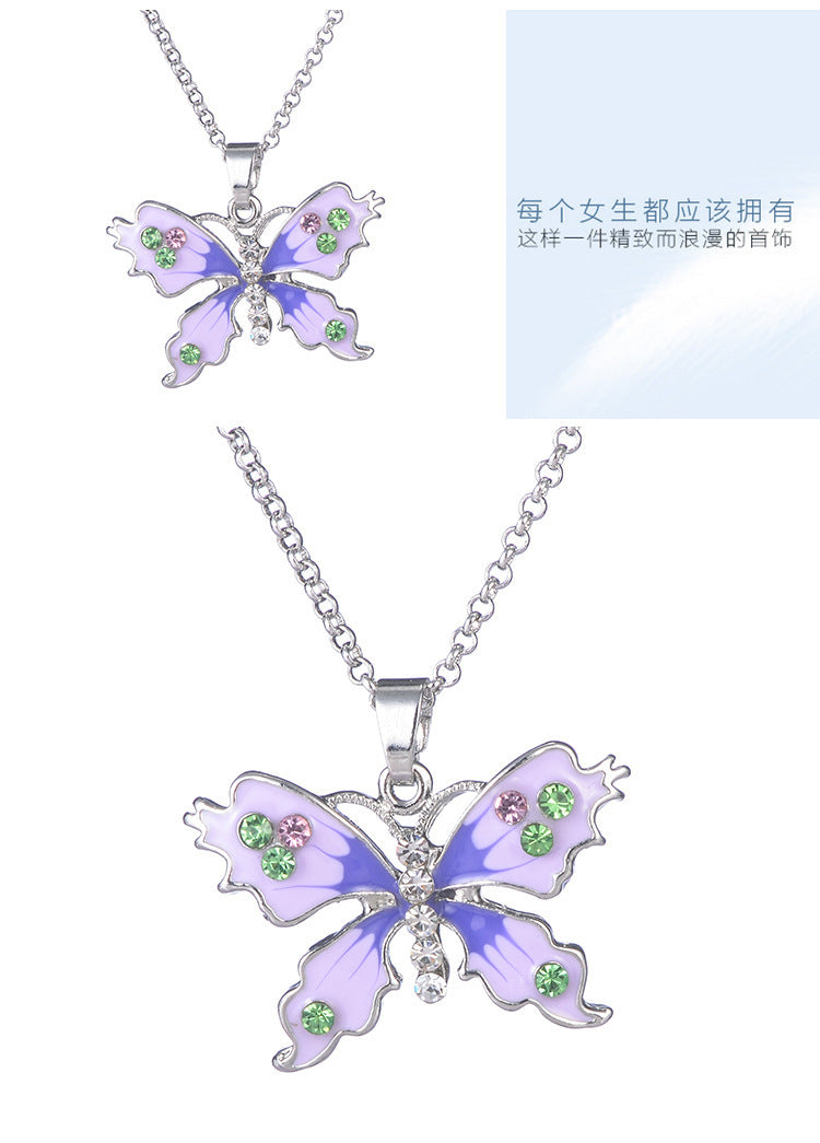 Butterfly Pendant Clavicle Chain - Popular European American Fashion - Shop N Save
