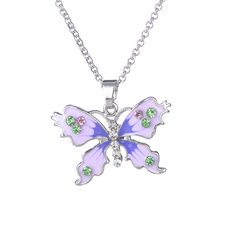 Butterfly Pendant Clavicle Chain - Popular European American Fashion - Shop N Save