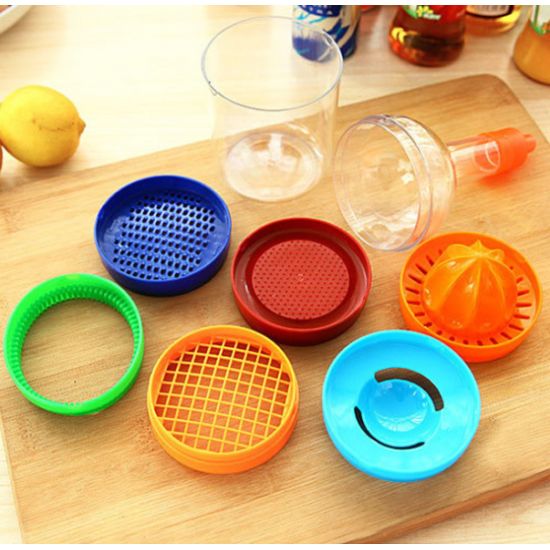 Multi Functional 8 in 1 Kitchen Tool Set - Multicolor