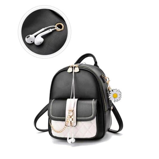 Quality Girls Casual Travel Versatile Backpack - Black - Shop N Save