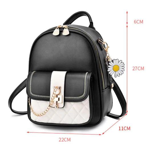 Quality Girls Casual Travel Versatile Backpack - Black - Shop N Save