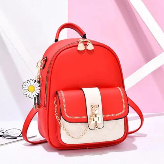 Quality Girls Casual Travel Versatile Backpacks - Red - Shop N Save