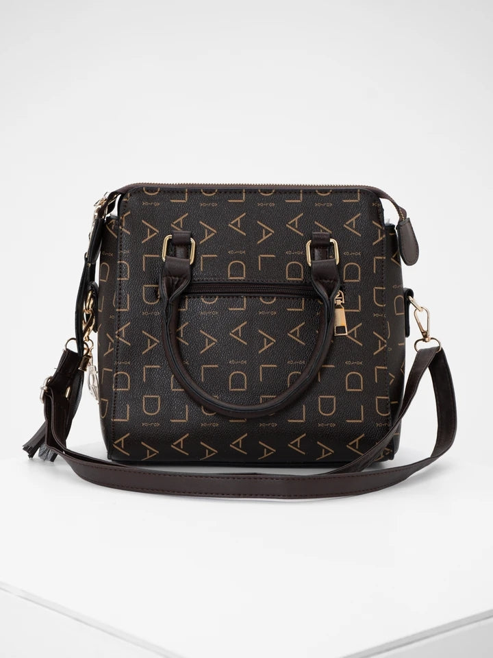 Stylish Black Aliphatic Handbag, Spacious, Durable, Comfortable Carry