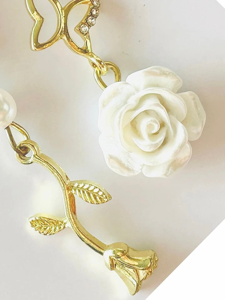 Camellia Flower Earrings - Romantic Luxury for Women and Girls - Shop N Save