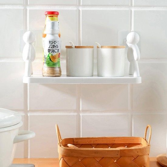 Bathroom Wall Shelves Small Bathroom Or Kitchen - White
