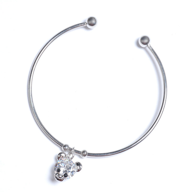 New Rose Gold Bracelet - Zircon Bear, Simple & Versatile Jewelry - Shop N Save