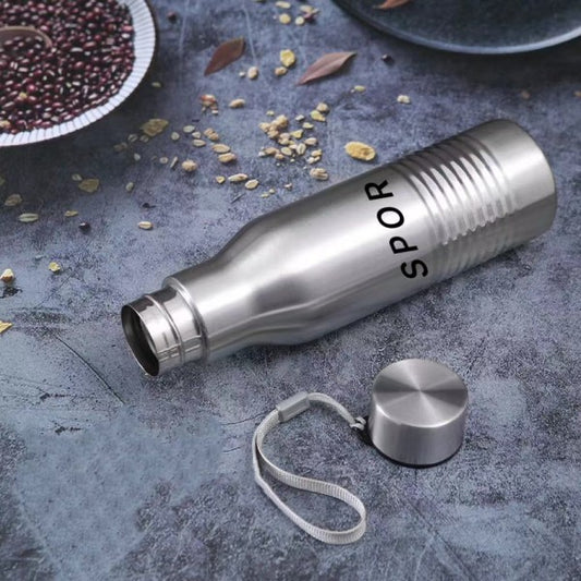 Outdoor Stainless Steel Insulated Water Bottle - Silver - Shop N Save