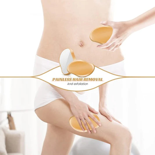 Portable Crystal Mini Magic Painless Hair Eraser Tool - Golden - Shop N Save