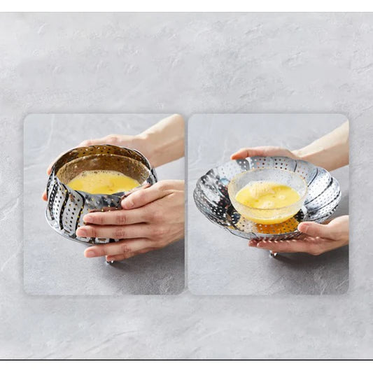 Vegetable Seafood Expandable Pot Top Steamer - 32cm - Shop N Save