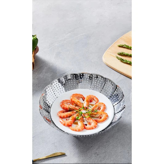 Vegetable Seafood Expandable Pot Top Steamer - 32cm - Shop N Save