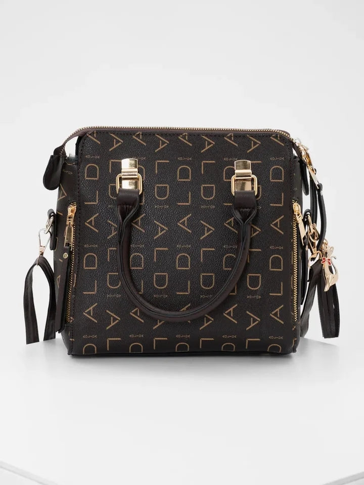 Stylish Black Aliphatic Handbag, Spacious, Durable, Comfortable Carry