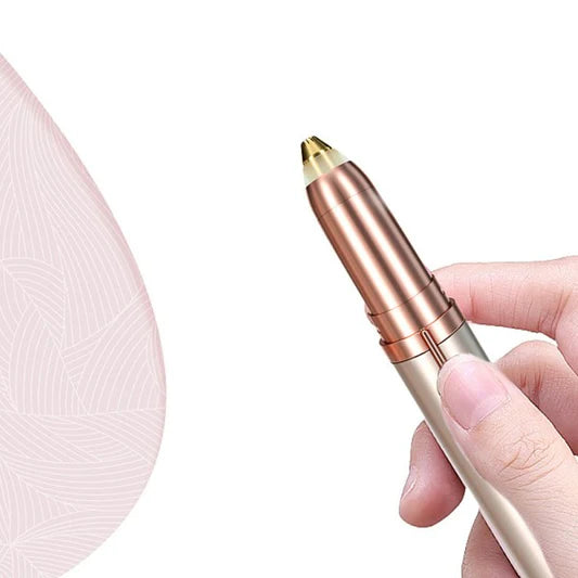 Easy Portable Eyebrow Hair Remover Rechargeable Trimmer - Pink - Shop N Save