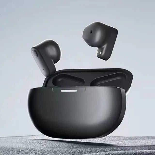 Wireless Bluetooth Earphones with Charging Bin Cord, Headphones, Outdoor Sports Headset, Touch Control Headphones, Earbuds (Black)