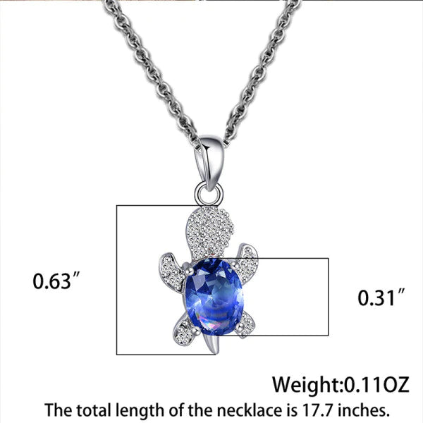 Shiny Turtle Shaped Rhinestone Patched Jewelry Set - MultiColor