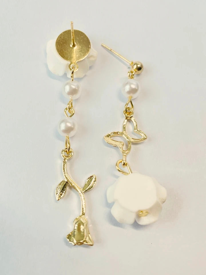 Camellia Flower Earrings - Romantic Luxury for Women and Girls - Shop N Save