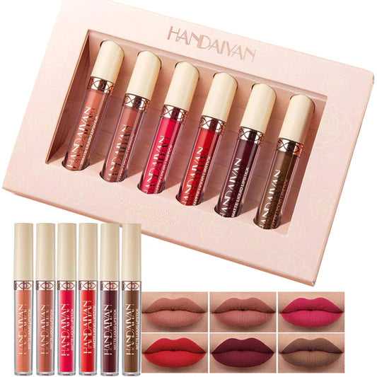 Luxe Lips Six-Piece Lipstick Gloss Collection - Pink Shades - Shop N Save