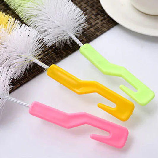 Hooked Easy Glass Deep Cleaning Fancy Brush - White Green - Shop N Save