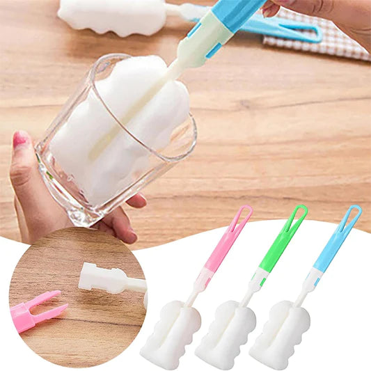 Light Blue Washable Sponge - Multi-Purpose Removable Cup Cleaning - Shop N Save