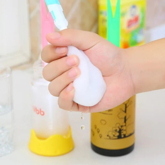 Light Blue Washable Sponge - Multi-Purpose Removable Cup Cleaning - Shop N Save