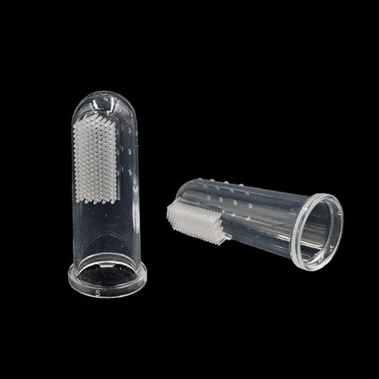 Gentle Silicone Oral Care Baby Finger Toothbrush - Transparent - Shop N Save