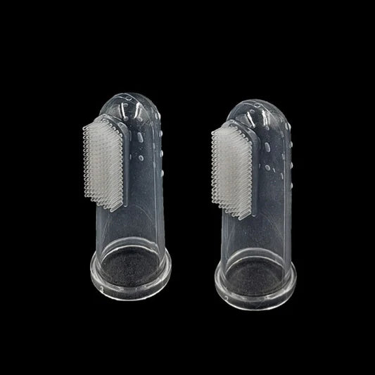 Gentle Silicone Oral Care Baby Finger Toothbrush - Transparent - Shop N Save