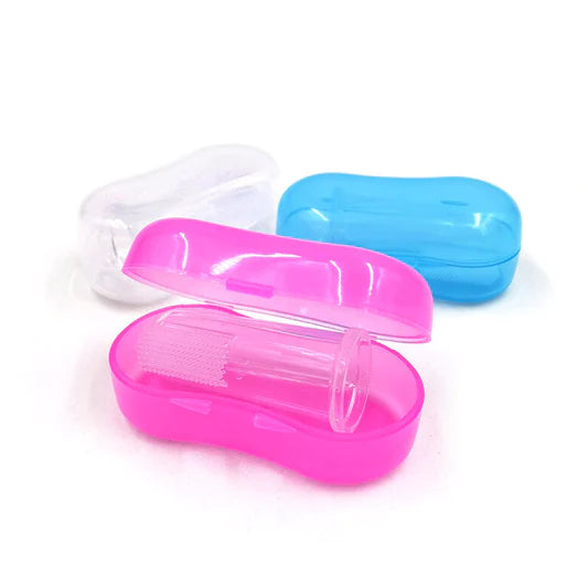 Gentle Silicone Oral Care Baby Finger Toothbrush - Transparent - Shop N Save