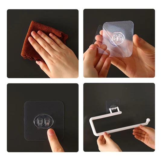 Creative Bathroom Kitchen Multipurpose Storage Hanger - White - Shop N Save