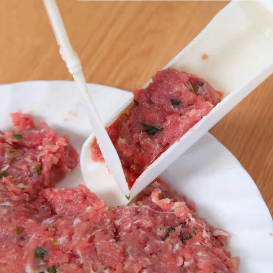 Easy Kitchen Meatball Making Mold With Spoon - Cream White - Shop N Save