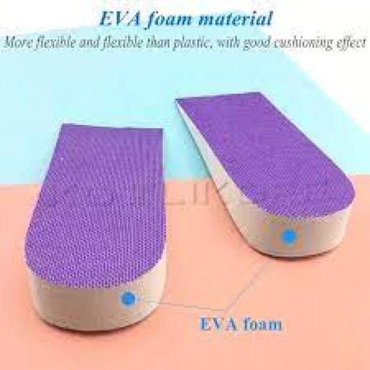 Feet Comfort Easy Extended Inner Invisible 2 Cm Heightening Insole Pads - White - Shop N Save
