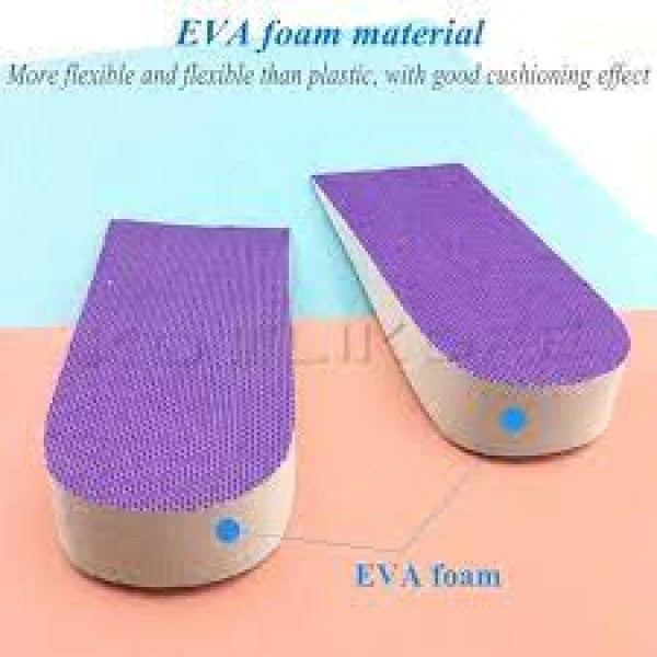 Feet Comfort Easy Extended Inner Invisible 2 Cm Heightening Insole Pads - Green - Shop N Save