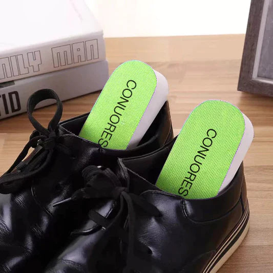 Feet Comfort Easy Extended Inner Invisible 2 Cm Heightening Insole Pads - Green - Shop N Save