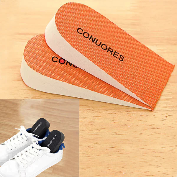 Feet Comfort Easy Extended Inner Invisible 2 Cm Heightening Insole Pads - Green - Shop N Save