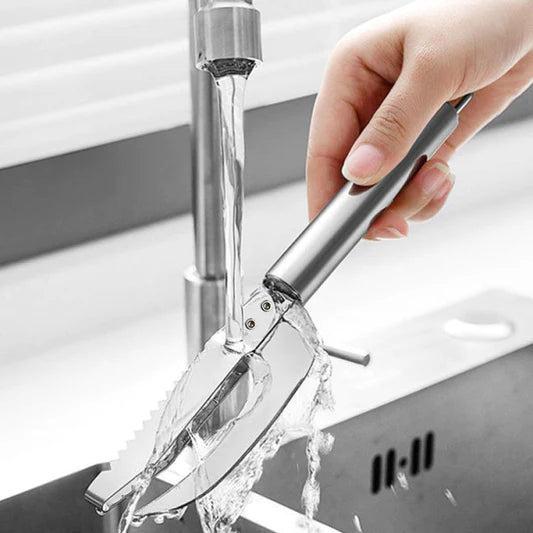 Stainless Steel 3 In 1 Knife Fish Scaler Cuter Maw Scraper Saw Tooth Peelers Scraping Tool - Shop N Save