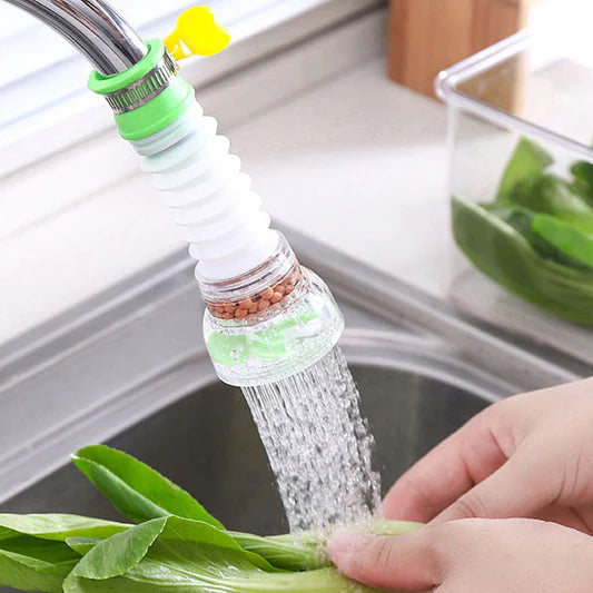 Kitchen Bathroom Faucet Head 360 Degree Rotatable Spray Water Saving Purifier Filter Adjustable With Lock Clip - Shop N Save