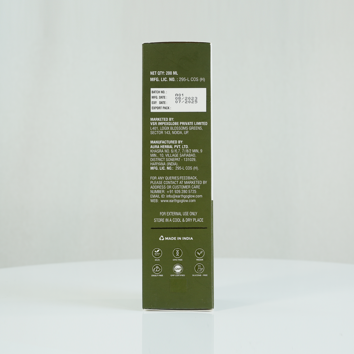 EARTH GO GLOW 10 IN 1 HAIR OIL (200ml) - Shop N Save