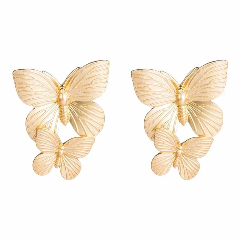 Gold Butterfly Earrings: Trendy Fashion, Hot Sale Party Gift - Shop N Save