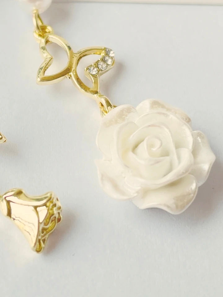 Camellia Flower Earrings - Romantic Luxury for Women and Girls - Shop N Save