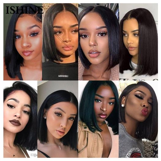 African Cross-Border Short Straight Hair Bob Wig - Fashionable